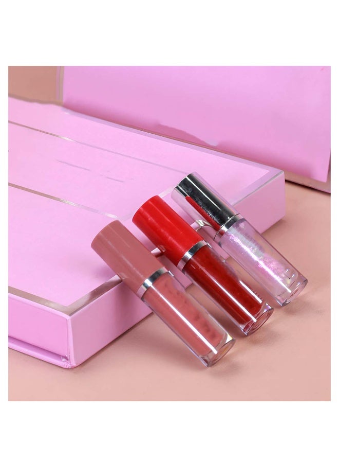 Huitich 14-Color Lip Gloss Gift Set – Matte & Shimmer Non-Sticky Lip Gloss, Lip Oil & Liquid Lipstick - Image 4